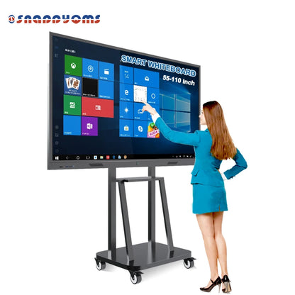55 65 75 85 100 110 Inch Touch Screen TV Education Flat Panel Whiteboard Smart Interactive Display