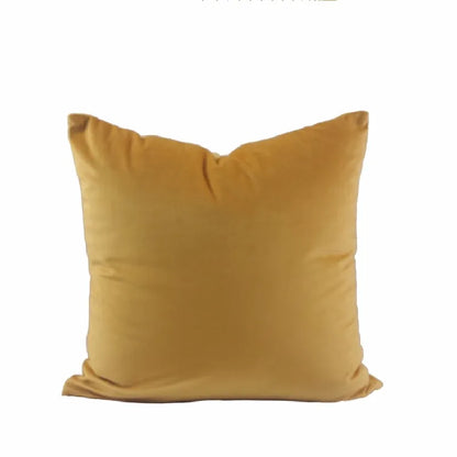 Modern Nordic Style Square Velvet Pillow Covers Soft Polyester Filled Removable Washable Woven Animal/Solid Pattern Decor