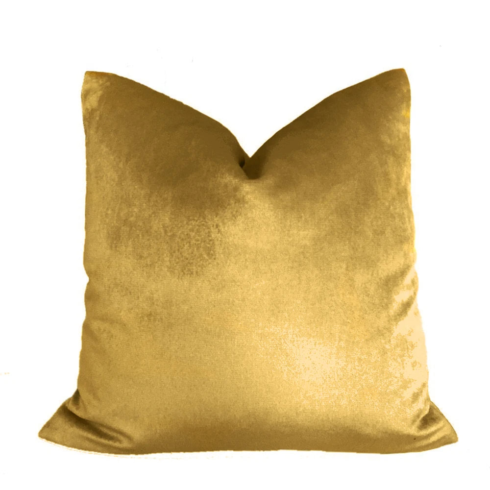 Modern Nordic Style Square Velvet Pillow Covers Soft Polyester Filled Removable Washable Woven Animal/Solid Pattern Decor