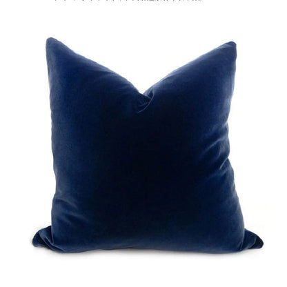 Modern Nordic Style Square Velvet Pillow Covers Soft Polyester Filled Removable Washable Woven Animal/Solid Pattern Decor