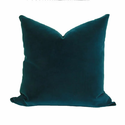 Modern Nordic Style Square Velvet Pillow Covers Soft Polyester Filled Removable Washable Woven Animal/Solid Pattern Decor