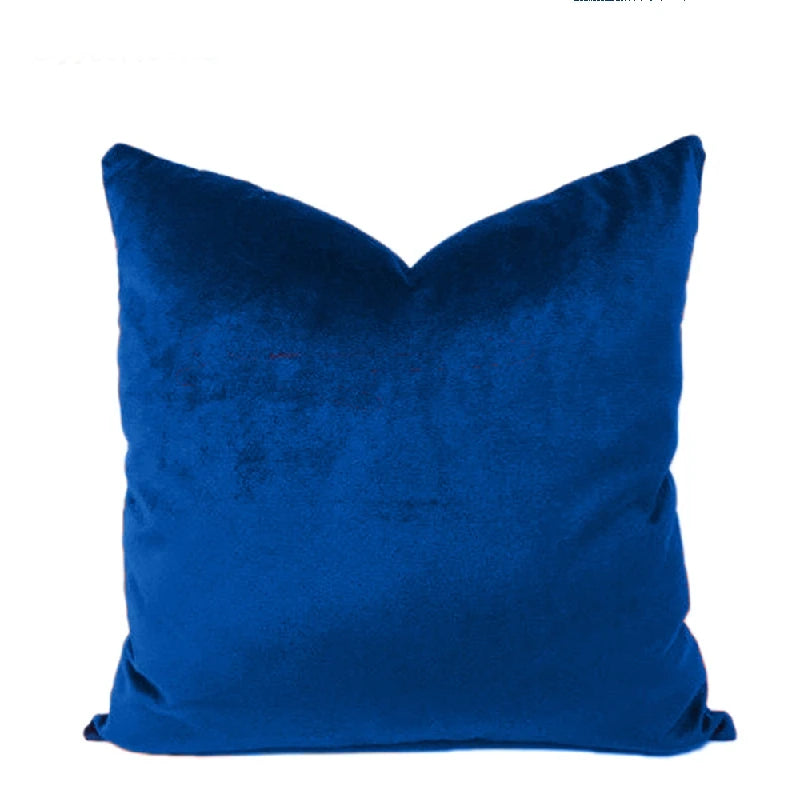 Modern Nordic Style Square Velvet Pillow Covers Soft Polyester Filled Removable Washable Woven Animal/Solid Pattern Decor