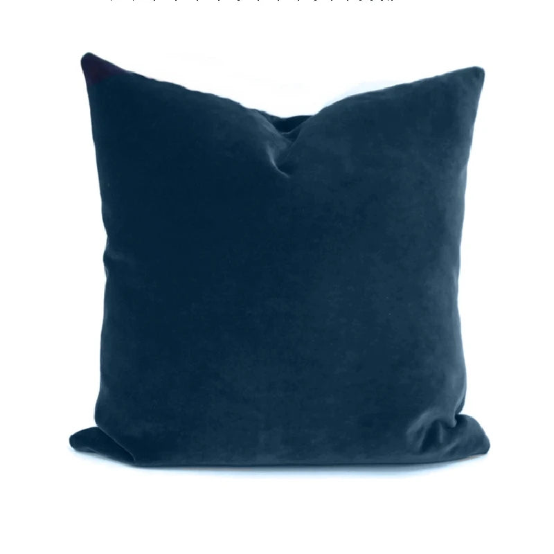 Modern Nordic Style Square Velvet Pillow Covers Soft Polyester Filled Removable Washable Woven Animal/Solid Pattern Decor