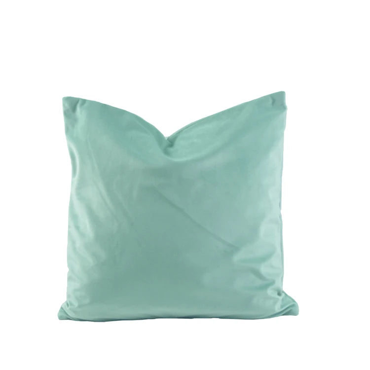 Modern Nordic Style Square Velvet Pillow Covers Soft Polyester Filled Removable Washable Woven Animal/Solid Pattern Decor