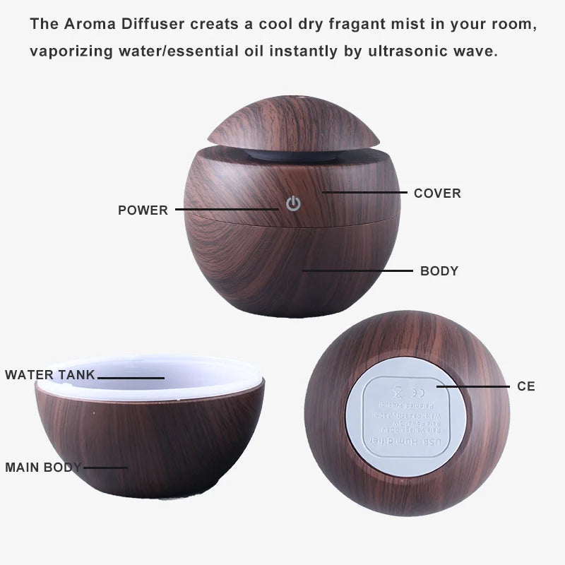 Hot Selling Room Air Purifier with Humidifier,USB Ultrasonic Cool Mist Water Aroma Humidifier