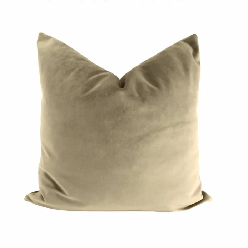 Modern Nordic Style Square Velvet Pillow Covers Soft Polyester Filled Removable Washable Woven Animal/Solid Pattern Decor