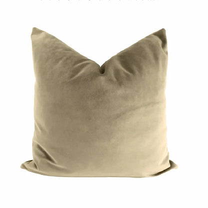 Modern Nordic Style Square Velvet Pillow Covers Soft Polyester Filled Removable Washable Woven Animal/Solid Pattern Decor