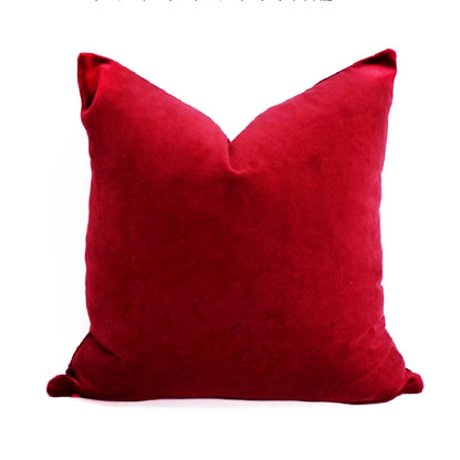 Modern Nordic Style Square Velvet Pillow Covers Soft Polyester Filled Removable Washable Woven Animal/Solid Pattern Decor