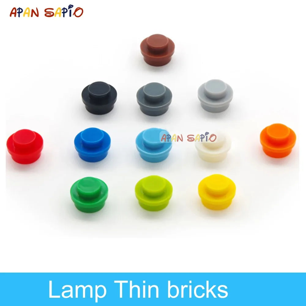 600pcs Lamp Bricks Building Blocks Set – 12 Colors