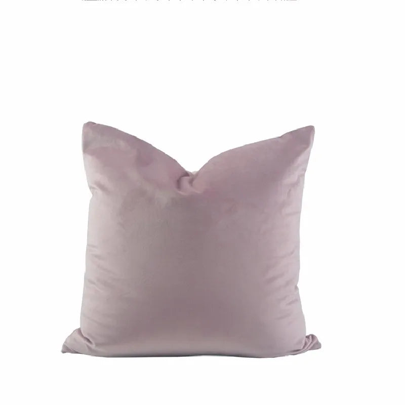 Modern Nordic Style Square Velvet Pillow Covers Soft Polyester Filled Removable Washable Woven Animal/Solid Pattern Decor