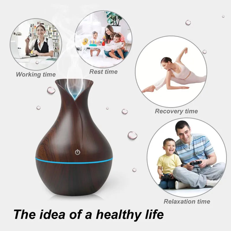 Car Air Freshener Essential Oil Diffuser USB Humidifiers Cool Mist Decorative Humidifier