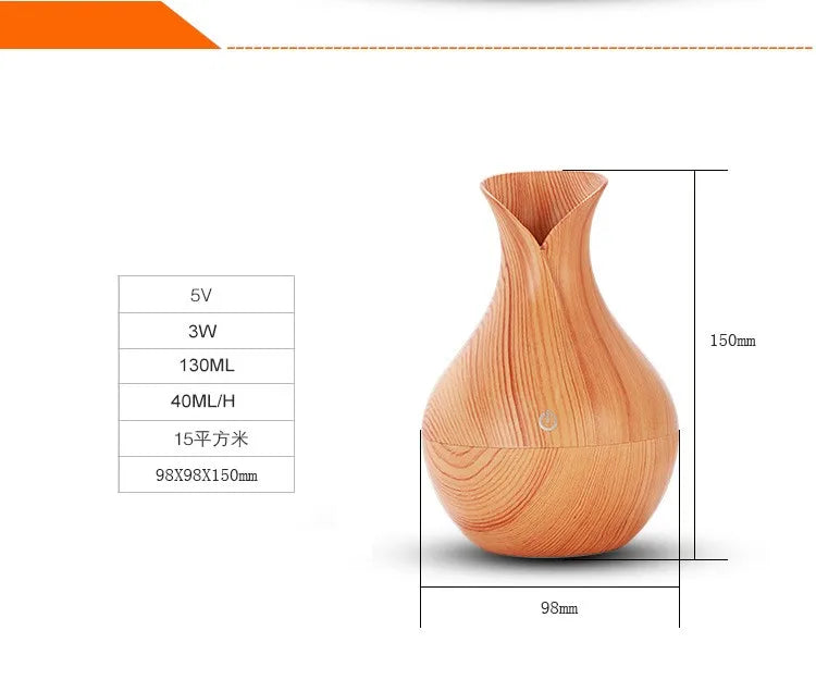 Car Air Freshener Essential Oil Diffuser USB Humidifiers Cool Mist Decorative Humidifier