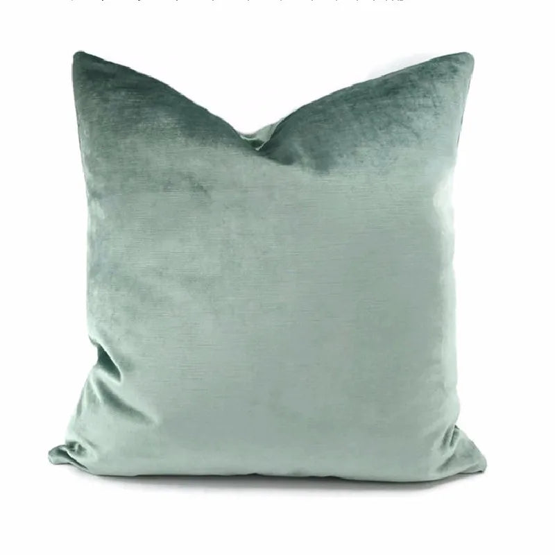 Modern Nordic Style Square Velvet Pillow Covers Soft Polyester Filled Removable Washable Woven Animal/Solid Pattern Decor