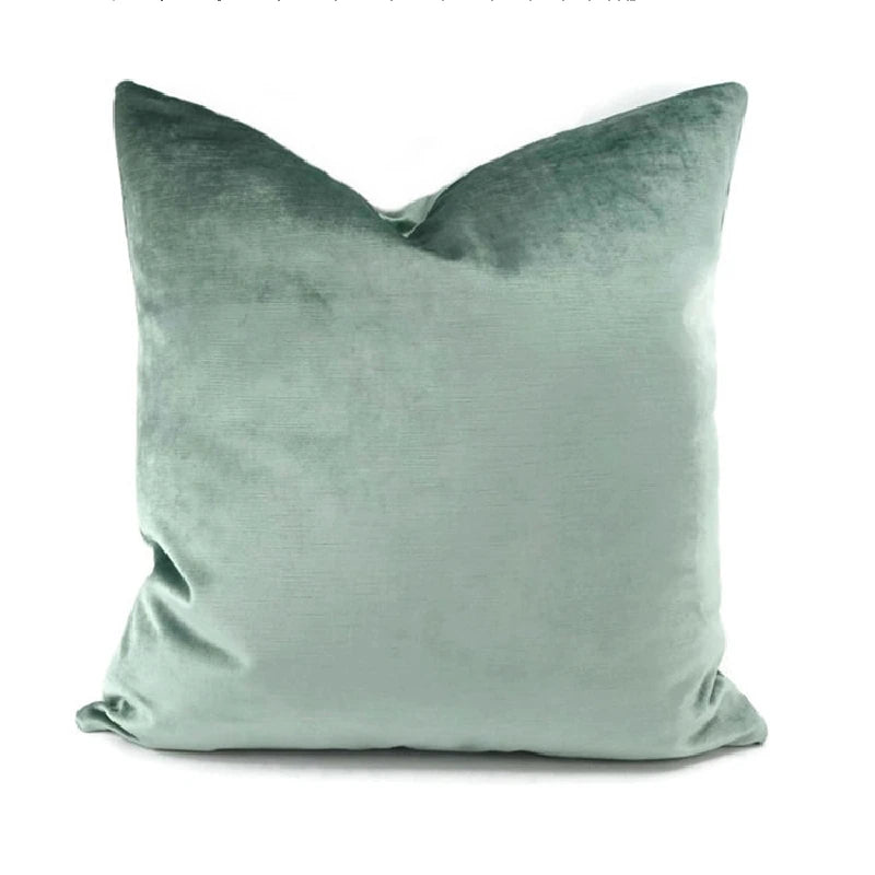 Modern Nordic Style Square Velvet Pillow Covers Soft Polyester Filled Removable Washable Woven Animal/Solid Pattern Decor