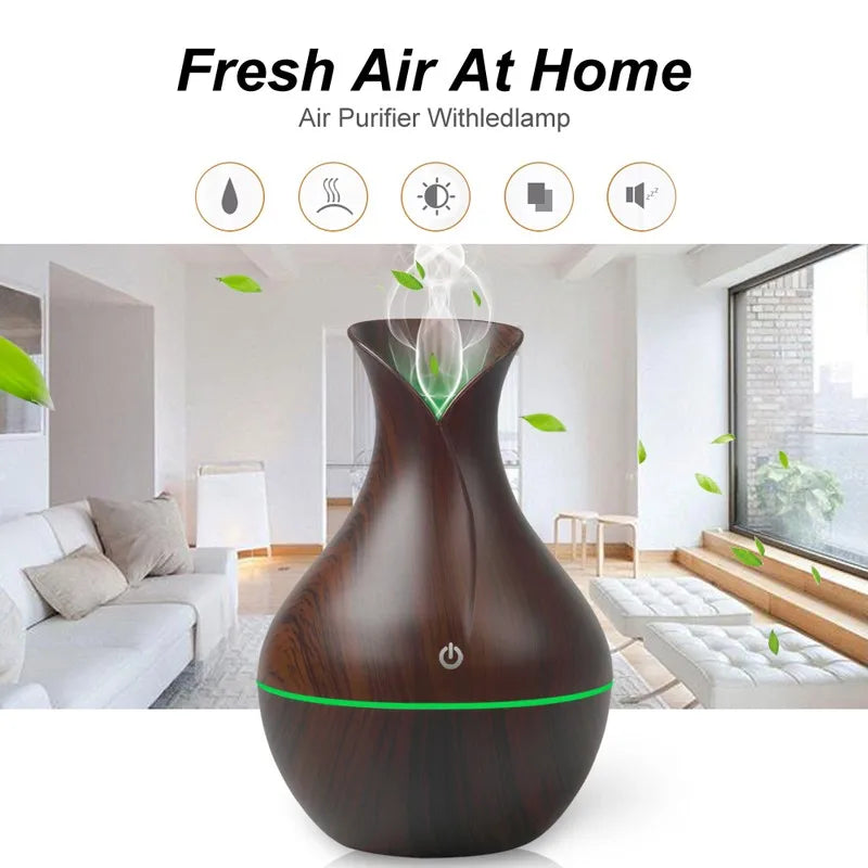 Car Air Freshener Essential Oil Diffuser USB Humidifiers Cool Mist Decorative Humidifier