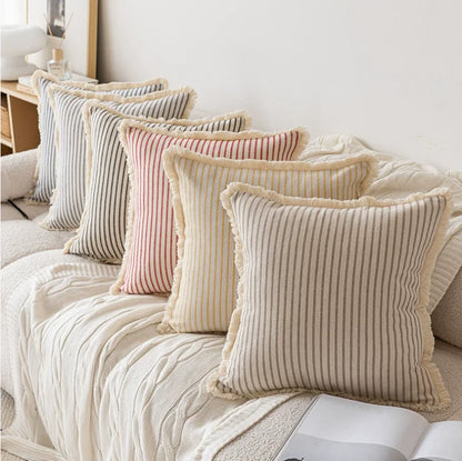 2026 Perfect Decorative Pillows Covers Red Boho Throw Pillow Covers Cotton Neutral Pillow Cover With Tassel Fringe Drop Shipping