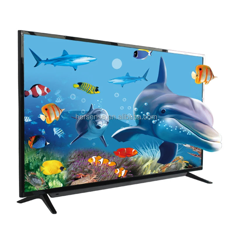 Customizable 55-Inch 4K QLED Smart Android TV with Wi-Fi HDR 75Hz Black Finish for Hotel Use