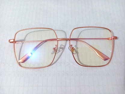 Classic Square Transparent Glasses Frame Women Fashion Brand Anti Blue Light Eyeglasses Ladies Vintage Trendy Sunglasses
