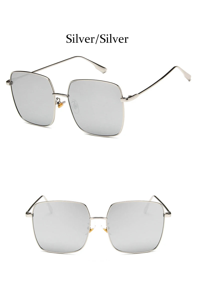 Classic Square Transparent Glasses Frame Women Fashion Brand Anti Blue Light Eyeglasses Ladies Vintage Trendy Sunglasses