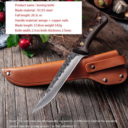 5CR15 Handmade Chopping Cleaver Butcher Knife High Carbon Steel Kitchen Chef Knife Sets Forged Blade Cooking Knives Set Cleaver