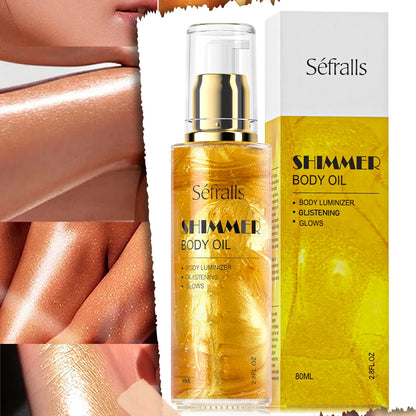 Séfralls Party Glow Body Oil 80ML 3PCS All-Over Radiance Fragrance