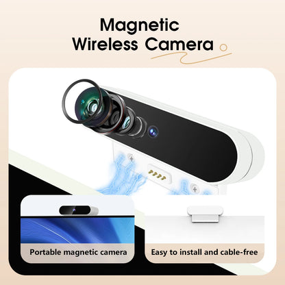 32 Inch 128GB Touch Screen Monitor Rechargeable Portable Smart TV with Built-in Camera Remote Control Kids Learning TV