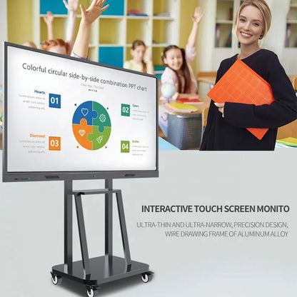 55 65 75 85 100 110 Inch Touch Screen TV Education Flat Panel Whiteboard Smart Interactive Display