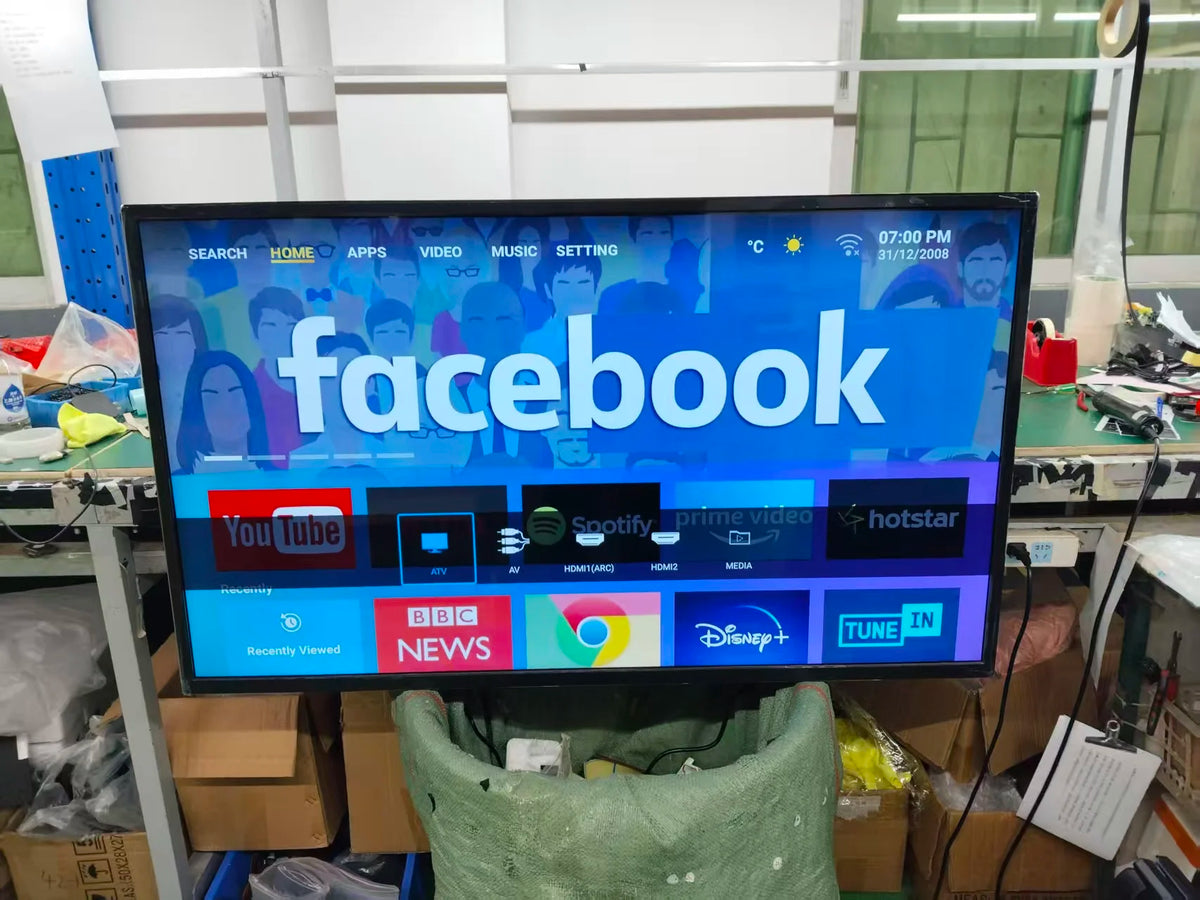 50inch Brand New LCD TV Smart WiFi Voice Casting Home Rental Bedroom Flat Panel Color TV Wall Mountable