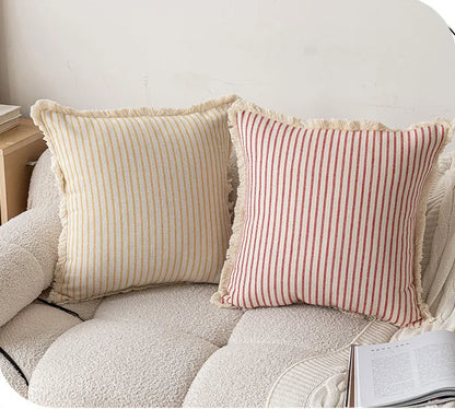 2026 Perfect Decorative Pillows Covers Red Boho Throw Pillow Covers Cotton Neutral Pillow Cover With Tassel Fringe Drop Shipping