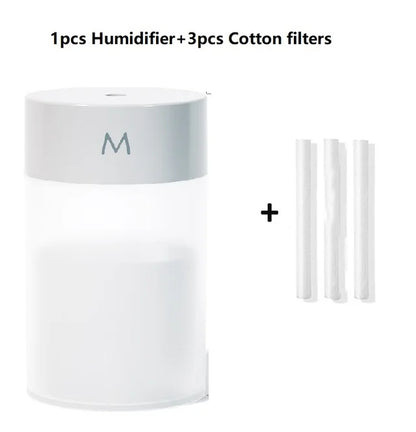 260ML Air Humidifier Ultrasonic Mini Aromatherapy Diffuser Portable Sprayer USB Essential Oil Atomizer LED Lamp for Home Car