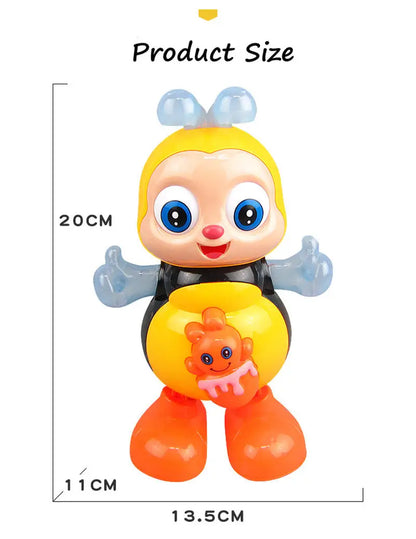 Kawaii Dancing Bee Toys Musical Interactive Bees With Lights And Music Educational Cartoon Toys For Adults Music Toy Gifts