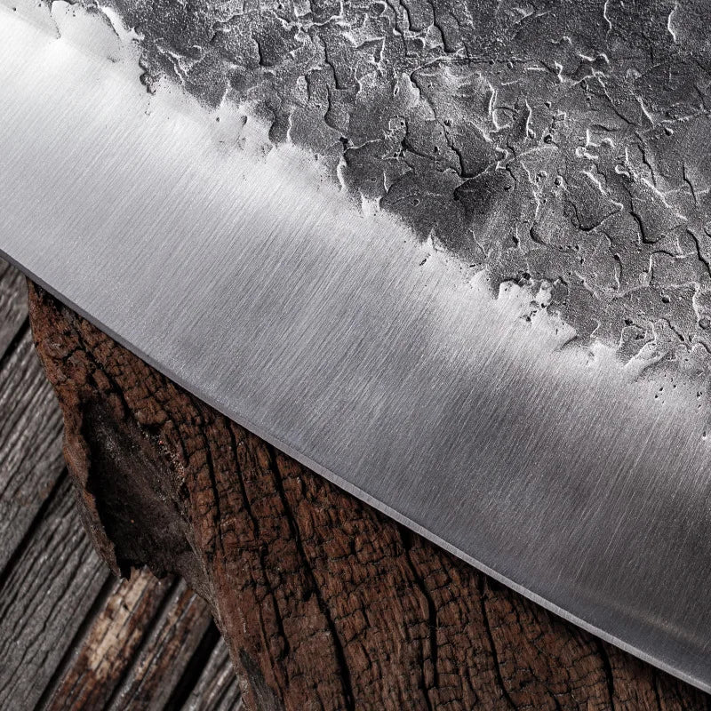 5CR15 Handmade Chopping Cleaver Butcher Knife High Carbon Steel Kitchen Chef Knife Sets Forged Blade Cooking Knives Set Cleaver