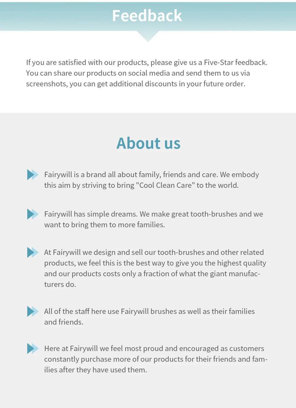 Fairywill Electric Sonic Toothbrush &amp; Water Flosser USB Charge Waterproof 5 Modes 3 Brush Heads Toothbrushes Teeth Cleaner
