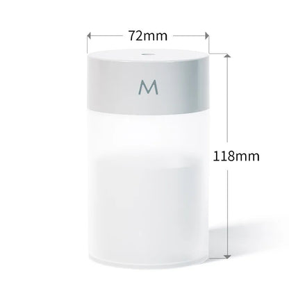 260ML Air Humidifier Ultrasonic Mini Aromatherapy Diffuser Portable Sprayer USB Essential Oil Atomizer LED Lamp for Home Car