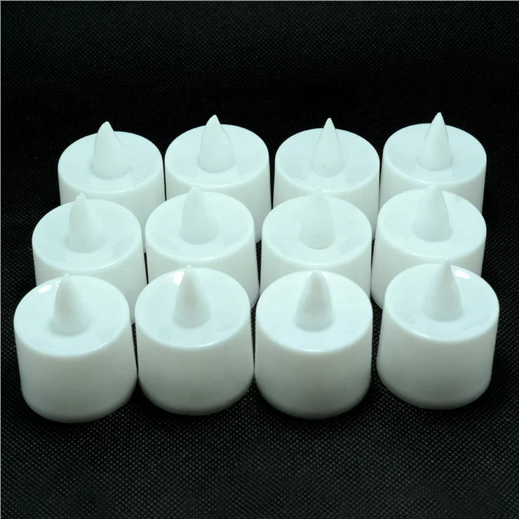 LED Mini Smokeless Restaurant Light Tealight Candle Set for Home Decoration