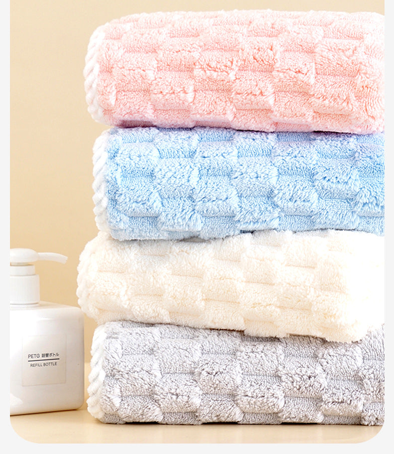Bath Towel Coral Fleece Absorbent Shawl Beach Towel Warm Wrapping Large Bath Towel Thickened Quick-drying Swimming Gift Bath Towel