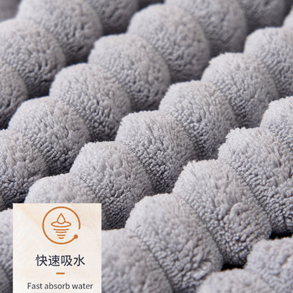 Bath Towel Coral Fleece Absorbent Shawl Beach Towel Warm Wrapping Large Bath Towel Thickened Quick-drying Swimming Gift Bath Towel