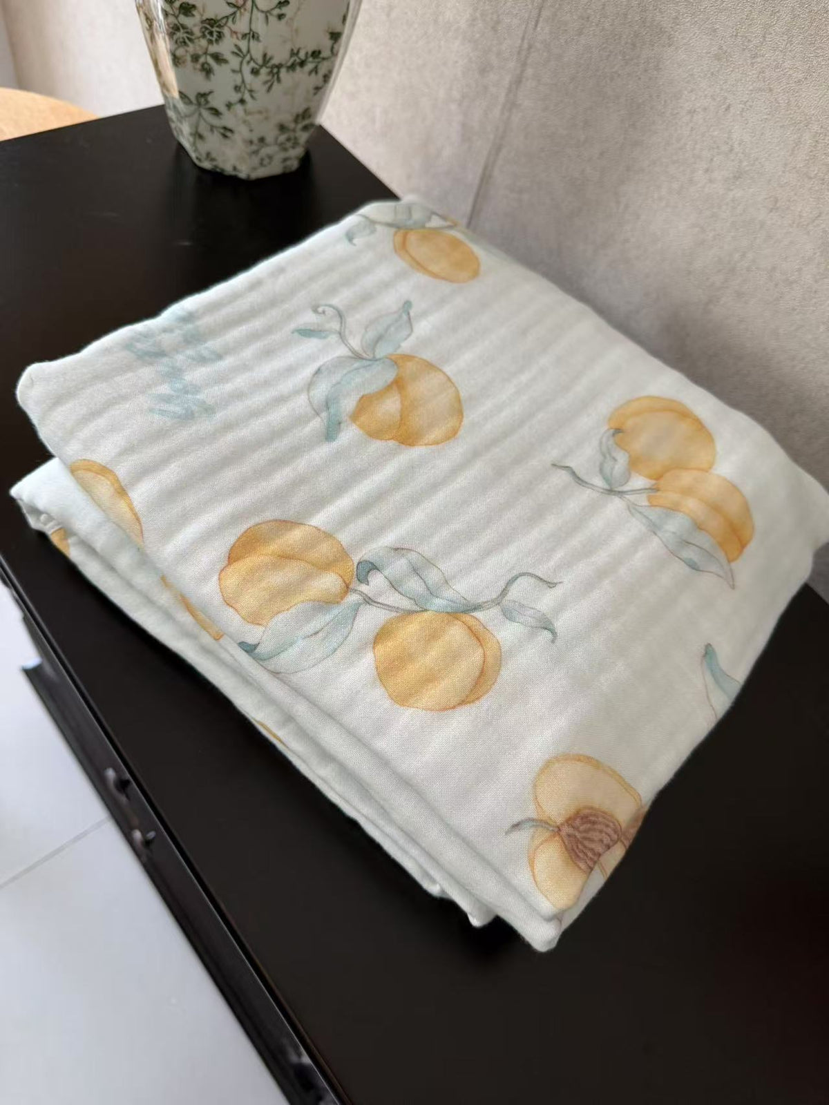 Bamboo Cotton Super Soft Class A Baby Blanket Six-Layer Interwoven Gauze Bath Towel Digital Non-Fluorescent Non-Pilling Sweat-Absorbing Breathable