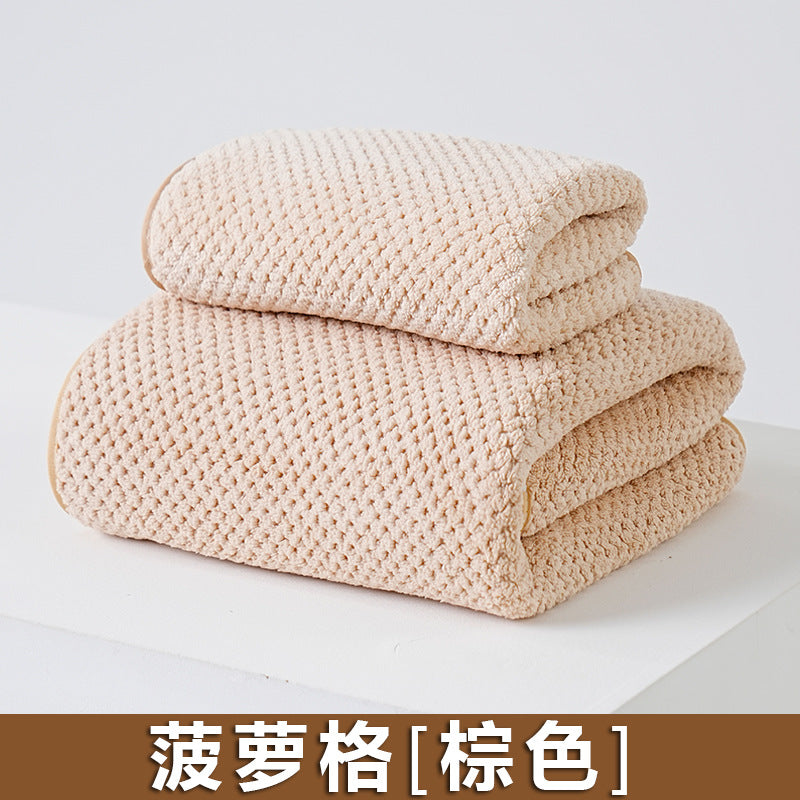 Bath Towel Coral Fleece Absorbent Shawl Beach Towel Warm Wrapping Large Bath Towel Thickened Quick-drying Swimming Gift Bath Towel