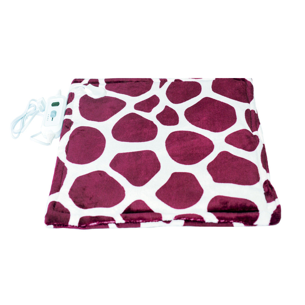 Electric Blanket, Small Single-Person Heating Blanket, Throw Blanket, Office Seat Cushion, Deer Pattern Heating Pad, Home Adjustable Warming Blanket