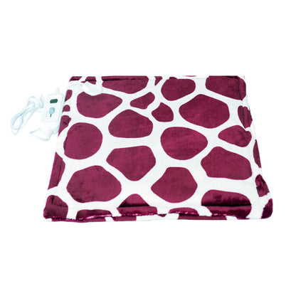 Electric Blanket, Small Single-Person Heating Blanket, Throw Blanket, Office Seat Cushion, Deer Pattern Heating Pad, Home Adjustable Warming Blanket