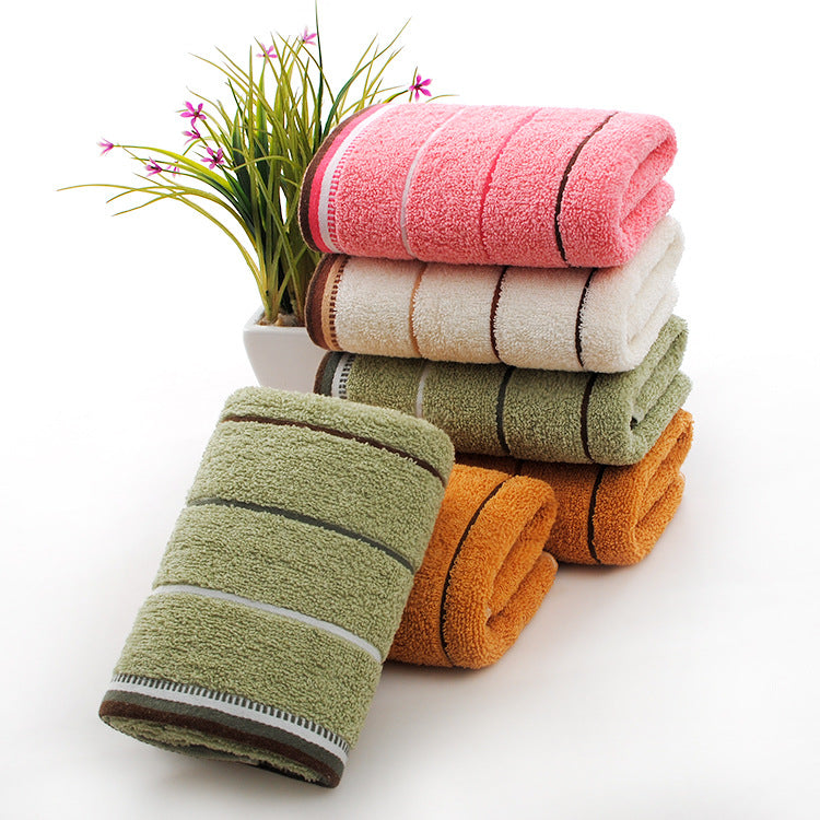 Wholesale cotton plain gold towel daily necessities face towel wedding gift Net red belt soft absorbent towel