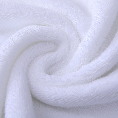 Hotel towel bath towel extra large absorbent pure cotton beauty salon hotel hot spring bed &amp; breakfast white towel bath towel can add Logo