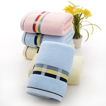 Wholesale cotton plain gold towel daily necessities face towel wedding gift Net red belt soft absorbent towel