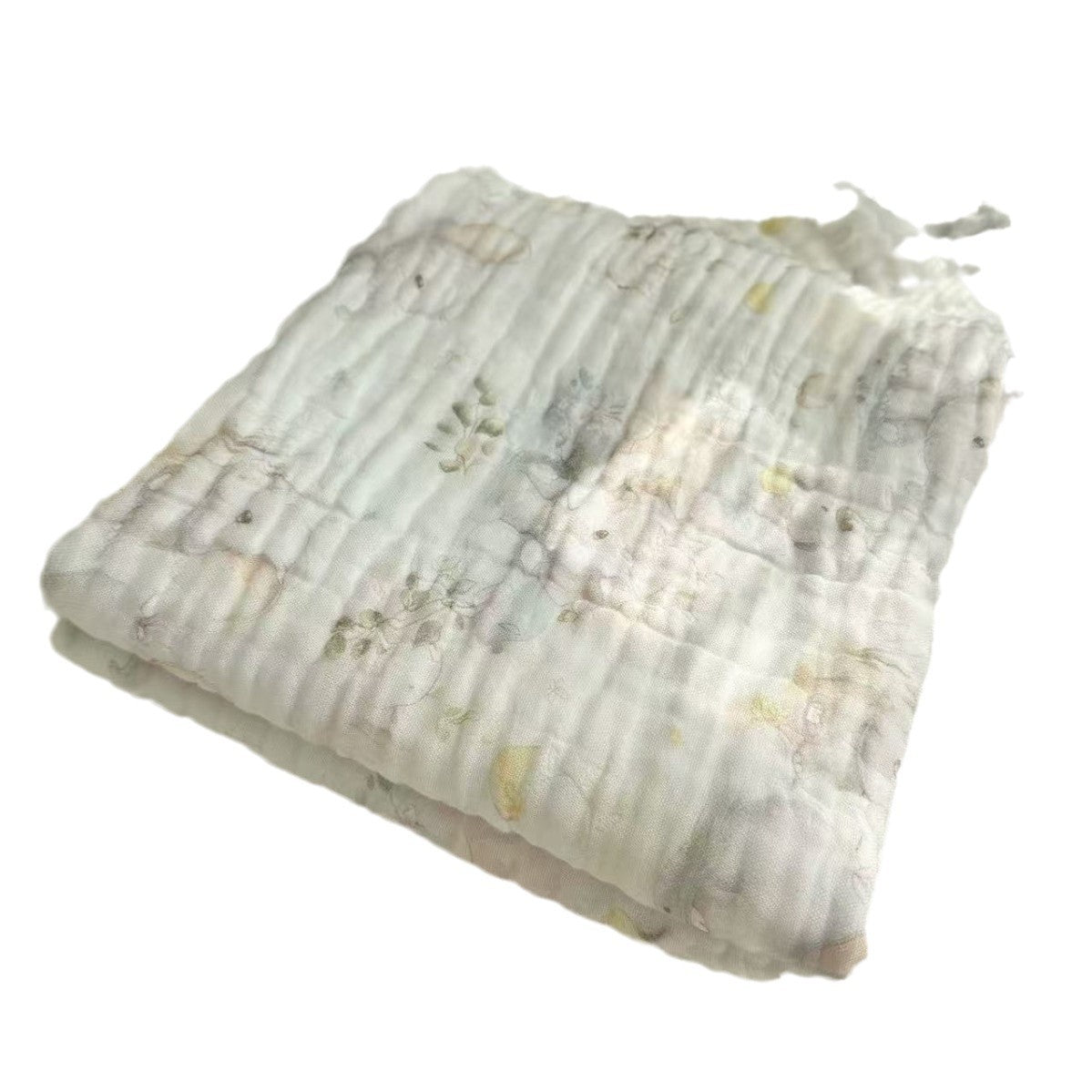 Bamboo Cotton Super Soft Class A Baby Blanket Six-Layer Interwoven Gauze Bath Towel Digital Non-Fluorescent Non-Pilling Sweat-Absorbing Breathable
