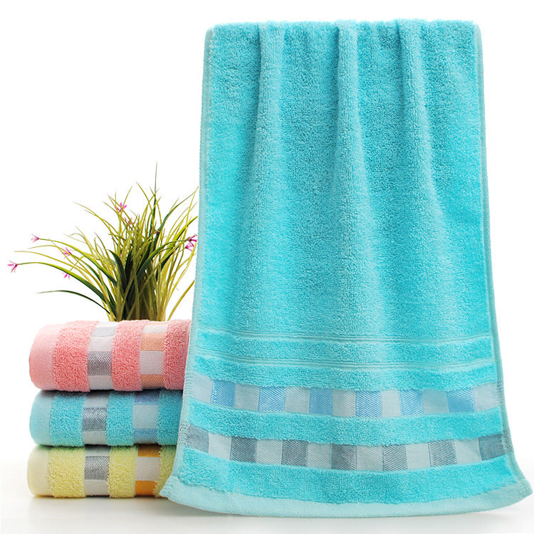 Wholesale cotton plain gold towel daily necessities face towel wedding gift Net red belt soft absorbent towel