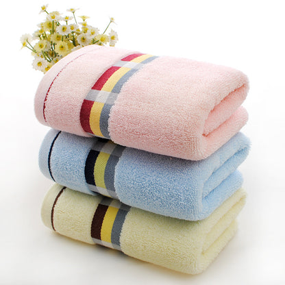 Wholesale cotton plain gold towel daily necessities face towel wedding gift Net red belt soft absorbent towel