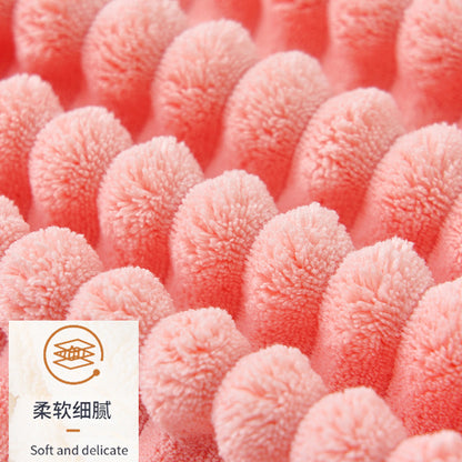 Bath Towel Coral Fleece Absorbent Shawl Beach Towel Warm Wrapping Large Bath Towel Thickened Quick-drying Swimming Gift Bath Towel