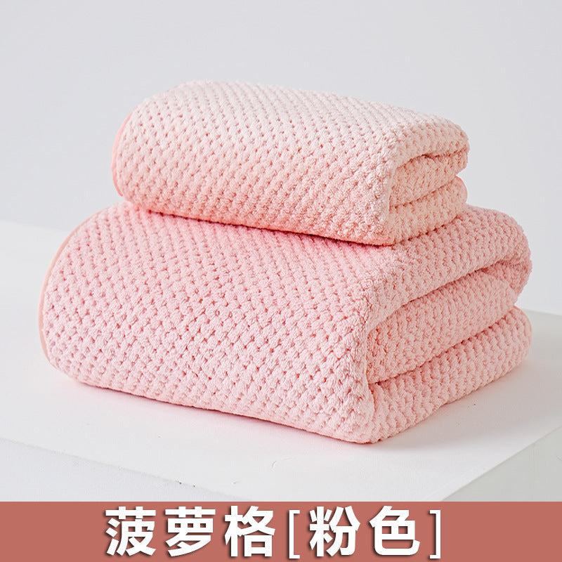 Bath Towel Coral Fleece Absorbent Shawl Beach Towel Warm Wrapping Large Bath Towel Thickened Quick-drying Swimming Gift Bath Towel