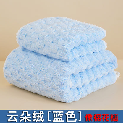 Bath Towel Coral Fleece Absorbent Shawl Beach Towel Warm Wrapping Large Bath Towel Thickened Quick-drying Swimming Gift Bath Towel